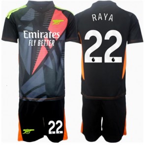 Arsenal David Raya #22 Brankář Alternativní dres komplet pro Děti 2024-25 Krátkým Rukávem (+ Krátké kalhoty)