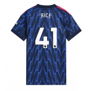 Arsenal Declan Rice #41 Venkovní Dres pro Dámy 2025-26 Krátkým Rukávem