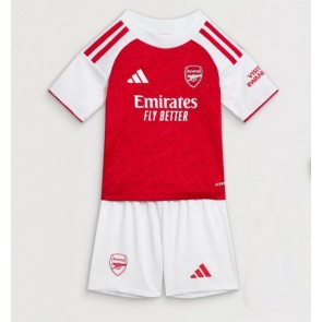Arsenal Domácí dres komplet pro Děti 2025-26 Krátkým Rukávem (+ Krátké kalhoty)
