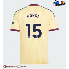 Arsenal Ezri Konsa #15 Alternativní Dres 2026-27 Krátkým Rukávem