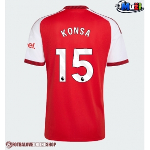 Arsenal Ezri Konsa #15 Domácí Dres 2026-27 Krátkým Rukávem