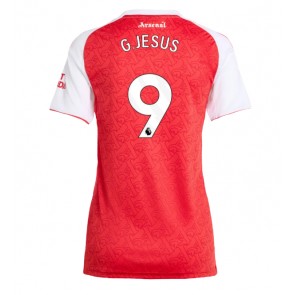 Arsenal Gabriel Jesus #9 Domácí Dres pro Dámy 2025-26 Krátkým Rukávem Arsenal Gabriel Jesus #9 Domácí Dres pro Dámy 2025-26 Krátkým Rukávem