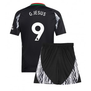 Arsenal Gabriel Jesus #9 Venkovní dres komplet pro Děti 2024-25 Krátkým Rukávem (+ Krátké kalhoty)