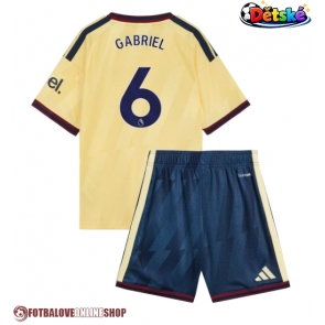 Arsenal Gabriel Magalhaes #6 Alternativní dres komplet pro Děti 2026-27 Krátkým Rukávem (+ Krátké kalhoty)