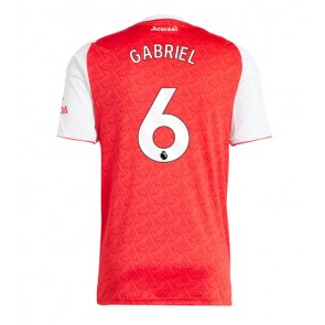 Arsenal Gabriel Magalhaes #6 Domácí Dres 2025-26 Krátkým Rukávem