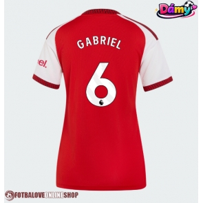 Arsenal Gabriel Magalhaes #6 Domácí Dres pro Dámy 2026-27 Krátkým Rukávem