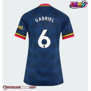 Arsenal Gabriel Magalhaes #6 Venkovní Dres pro Dámy 2026-27 Krátkým Rukávem