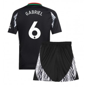Arsenal Gabriel Magalhaes #6 Venkovní dres komplet pro Děti 2024-25 Krátkým Rukávem (+ Krátké kalhoty)