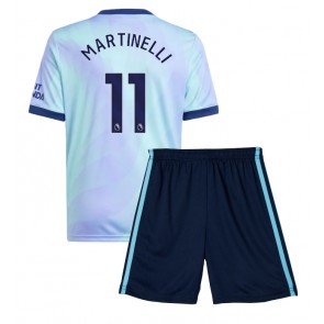 Arsenal Gabriel Martinelli #11 Alternativní dres komplet pro Děti 2024-25 Krátkým Rukávem (+ Krátké kalhoty)
