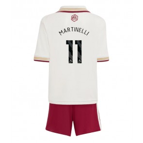 Arsenal Gabriel Martinelli #11 Alternativní dres komplet pro Děti 2025-26 Krátkým Rukávem (+ Krátké kalhoty)