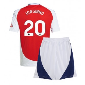 Arsenal Jorginho Frello #20 Domácí dres komplet pro Děti 2024-25 Krátkým Rukávem (+ Krátké kalhoty)