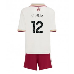 Arsenal Jurrien Timber #12 Alternativní dres komplet pro Děti 2025-26 Krátkým Rukávem (+ Krátké kalhoty)
