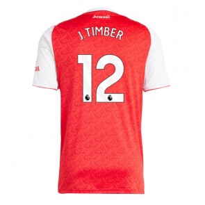 Arsenal Jurrien Timber #12 Domácí Dres 2025-26 Krátkým Rukávem