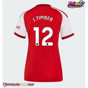 Arsenal Jurrien Timber #12 Domácí Dres pro Dámy 2026-27 Krátkým Rukávem