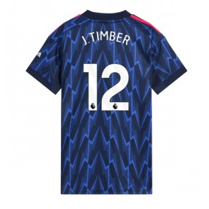 Arsenal Jurrien Timber #12 Venkovní Dres pro Dámy 2025-26 Krátkým Rukávem