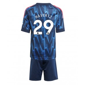 Arsenal Kai Havertz #29 Venkovní dres komplet pro Děti 2025-26 Krátkým Rukávem (+ Krátké kalhoty)