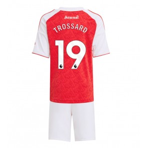 Arsenal Leandro Trossard #19 Domácí dres komplet pro Děti 2025-26 Krátkým Rukávem (+ Krátké kalhoty)
