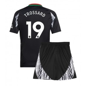 Arsenal Leandro Trossard #19 Venkovní dres komplet pro Děti 2024-25 Krátkým Rukávem (+ Krátké kalhoty)
