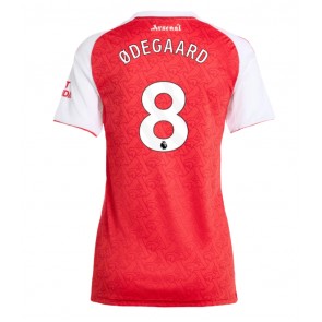 Arsenal Martin Odegaard #8 Domácí Dres pro Dámy 2025-26 Krátkým Rukávem