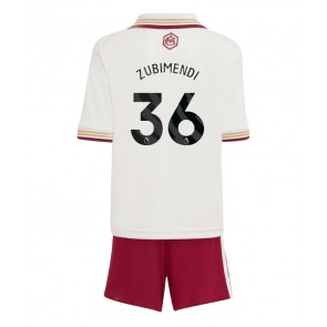 Arsenal Martin Zubimendi #36 Alternativní dres komplet pro Děti 2025-26 Krátkým Rukávem (+ Krátké kalhoty)