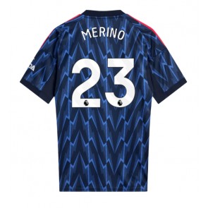Arsenal Mikel Merino #23 Venkovní Dres 2025-26 Krátkým Rukávem