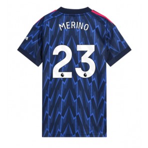 Arsenal Mikel Merino #23 Venkovní Dres pro Dámy 2025-26 Krátkým Rukávem