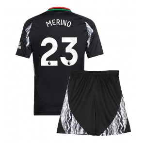 Arsenal Mikel Merino #23 Venkovní dres komplet pro Děti 2024-25 Krátkým Rukávem (+ Krátké kalhoty)