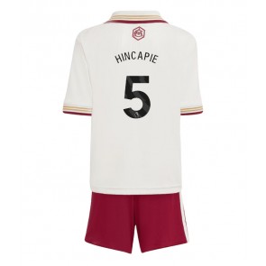 Arsenal Piero Hincapie #5 Alternativní dres komplet pro Děti 2025-26 Krátkým Rukávem (+ Krátké kalhoty)