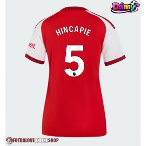 Arsenal Piero Hincapie #5 Domácí Dres pro Dámy 2026-27 Krátkým Rukávem