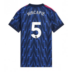 Arsenal Piero Hincapie #5 Venkovní Dres pro Dámy 2025-26 Krátkým Rukávem