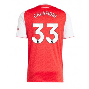 Arsenal Riccardo Calafiori #33 Domácí Dres 2025-26 Krátkým Rukávem