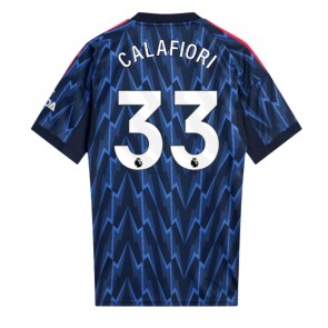 Arsenal Riccardo Calafiori #33 Venkovní Dres 2025-26 Krátkým Rukávem