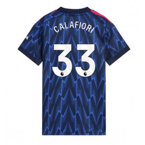 Arsenal Riccardo Calafiori #33 Venkovní Dres pro Dámy 2025-26 Krátkým Rukávem Arsenal Riccardo Calafiori #33 Venkovní Dres pro Dámy 2025-26 Krátkým Rukávem