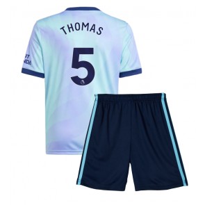 Arsenal Thomas Partey #5 Alternativní dres komplet pro Děti 2024-25 Krátkým Rukávem (+ Krátké kalhoty)