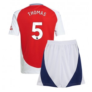Arsenal Thomas Partey #5 Domácí dres komplet pro Děti 2024-25 Krátkým Rukávem (+ Krátké kalhoty)