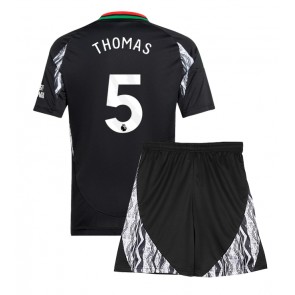 Arsenal Thomas Partey #5 Venkovní dres komplet pro Děti 2024-25 Krátkým Rukávem (+ Krátké kalhoty)