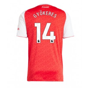 Arsenal Viktor Gyokeres #14 Domácí Dres 2025-26 Krátkým Rukávem