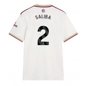 Arsenal William Saliba #2 Alternativní Dres 2025-26 Krátkým Rukávem Arsenal William Saliba #2 Alternativní Dres 2025-26 Krátkým Rukávem
