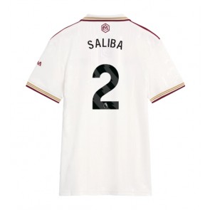 Arsenal William Saliba #2 Alternativní Dres pro Dámy 2025-26 Krátkým Rukávem