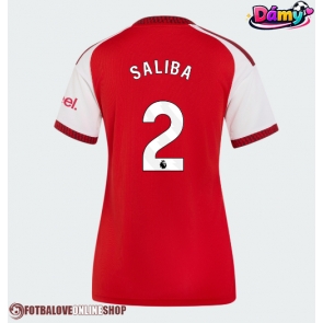 Arsenal William Saliba #2 Domácí Dres pro Dámy 2026-27 Krátkým Rukávem