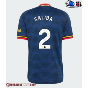 Arsenal William Saliba #2 Venkovní Dres 2026-27 Krátkým Rukávem