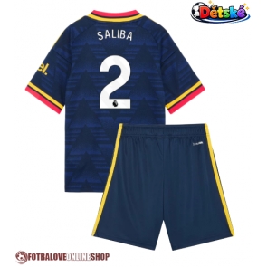 Arsenal William Saliba #2 Venkovní dres komplet pro Děti 2026-27 Krátkým Rukávem (+ Krátké kalhoty)