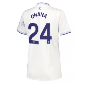 Aston Villa Amadou Onana #24 Alternativní Dres pro Dámy 2025-26 Krátkým Rukávem