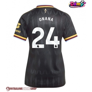 Aston Villa Amadou Onana #24 Venkovní Dres pro Dámy 2026-27 Krátkým Rukávem