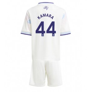 Aston Villa Boubacar Kamara #44 Alternativní dres komplet pro Děti 2025-26 Krátkým Rukávem (+ Krátké kalhoty)