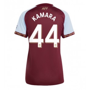 Aston Villa Boubacar Kamara #44 Domácí Dres pro Dámy 2025-26 Krátkým Rukávem