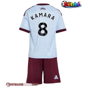 Aston Villa Boubacar Kamara #8 Alternativní dres komplet pro Děti 2026-27 Krátkým Rukávem (+ Krátké kalhoty)