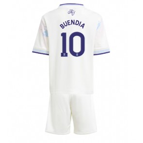 Aston Villa Emiliano Buendia #10 Alternativní dres komplet pro Děti 2025-26 Krátkým Rukávem (+ Krátké kalhoty)