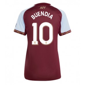 Aston Villa Emiliano Buendia #10 Domácí Dres pro Dámy 2025-26 Krátkým Rukávem