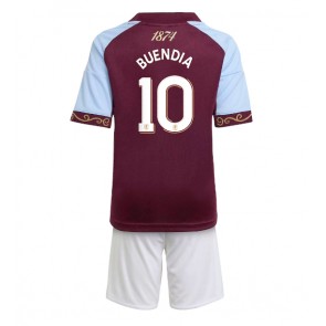 Aston Villa Emiliano Buendia #10 Domácí dres komplet pro Děti 2025-26 Krátkým Rukávem (+ Krátké kalhoty)